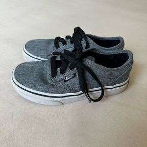 Vans kids size 12 grey sneakers